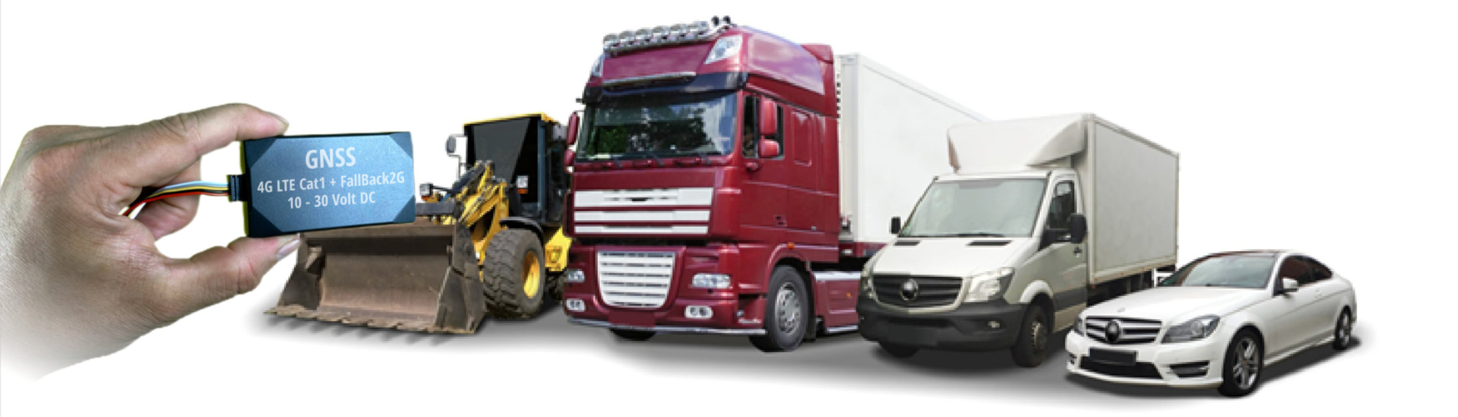 Ortungssysteme fuer LKW, PKW, Transporter, Baumschinen